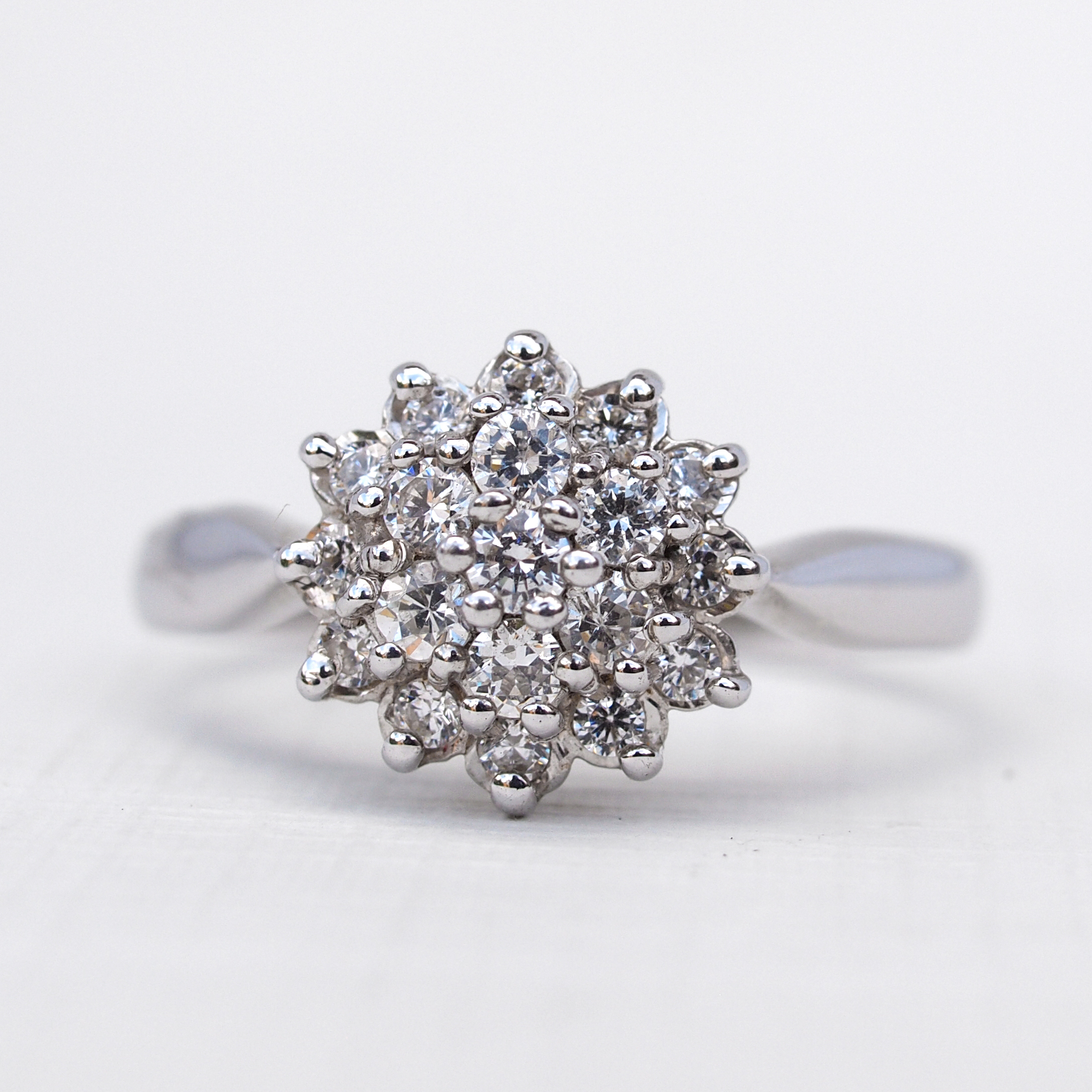 Veronica: Cluster Diamond Engagement Ring Ken Dana Design