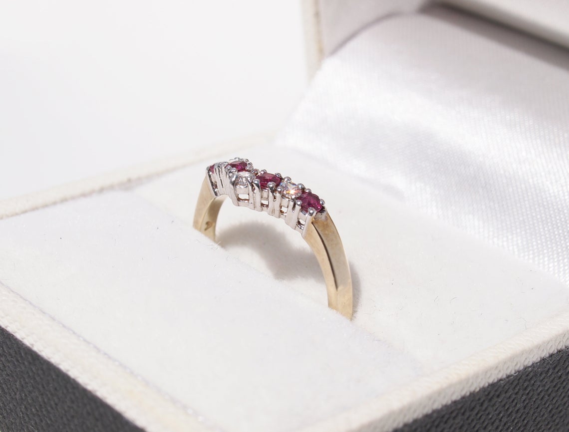 SAFIYA – Ruby Diamond Engagement Ring | | Arah James