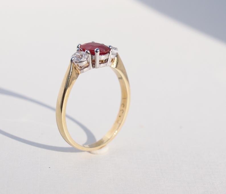 ORSON – Ruby Diamond Engagement Ring | | Arah James