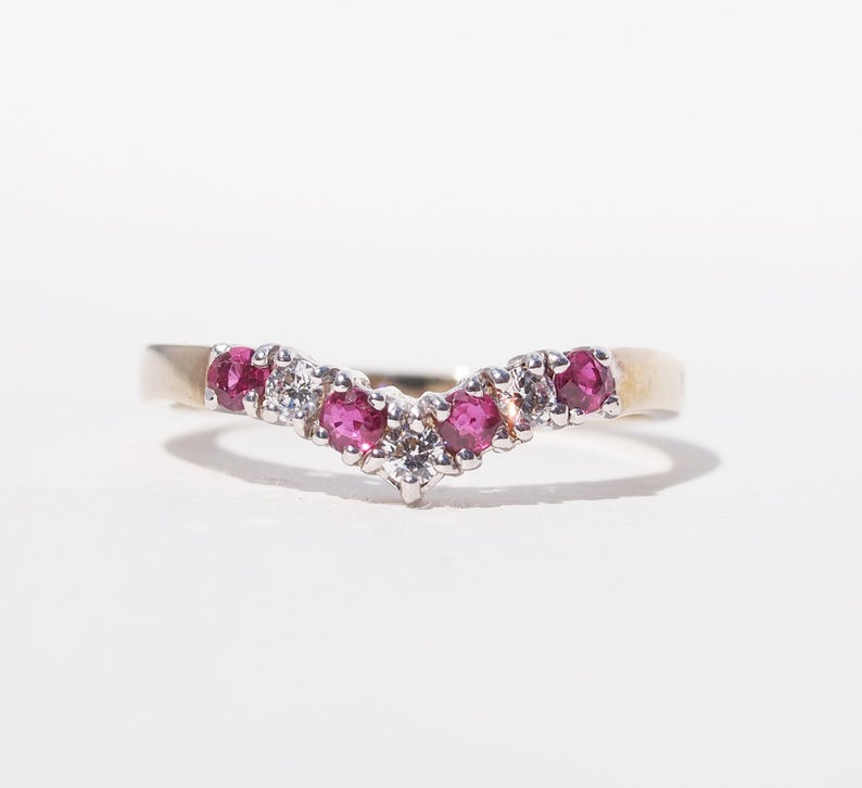 SAFIYA – Ruby Diamond Engagement Ring | | Arah James